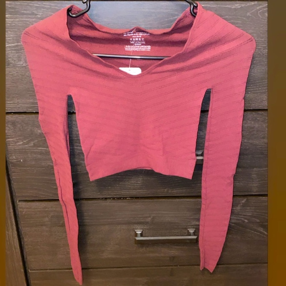 Free people movement purple top size small NWT